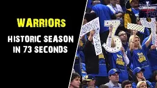 Golden State Warriors 73-9 in 73 Seconds ᴴᴰ