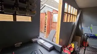 New Workshop conduit and sockets go in