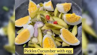 របៀបធ្វេីត្រសក់ស្រូវត្រាំ | Crispy Pickles young muskmelon with egg  (Pickled cucumber)