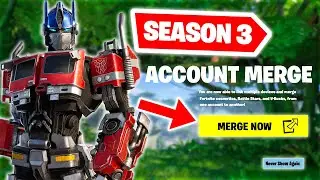 HOW TO MERGE FORTNITE ACCOUNTS! (Season 3)