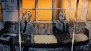 Denji and Power Chillin in a Train