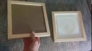 How To Turn a Frame into a Shadow Box (concise)