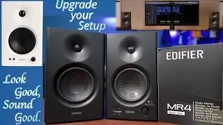 Edifier MR4 Studio speakers: For an Elevated WorkSpace Setup and Sound Quality.