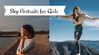 sky portraits for girls, poses/ideas