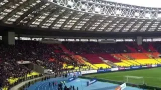 Перекличка диктора ЦСКА и фанатов СПАРТАКА