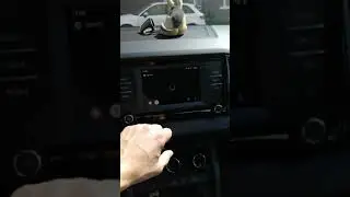 Шкода Карок Белый мишка. Подключение к мультимедиа и голосовые команды