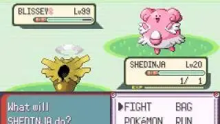 Lv.99 Blissey VS. Lv.20 Shedinja
