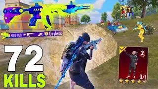 72Kills Wow!🔥 NEW SEASON BEST GAMEPLAY in ERANGEL W/ FULL S2 OUTFIT PUBG Mobile😍
