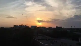 Закат в Астрахани