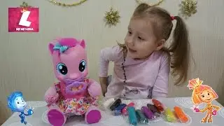 Май Литл Пони My Little Pony Малышка Пинки Пай/Готовим из Плей До. Бытовая техника Фиксики.