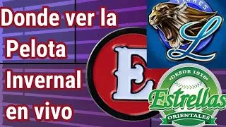 Donde ver la Pelota Invernal 2024-2025