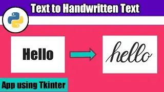 Text to Handwritten Text Converter 