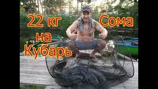 Удачный улов 22 кг СОМА на Кубарь