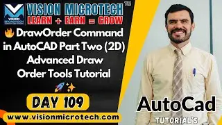 🔥 DrawOrder Command in AutoCAD Part Two (2D) | Advanced Draw Order Tools Tutorial 🚀 ✨