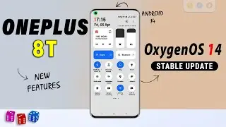 OnePlus 8T OxygenOS 14 New Features | OxygenOS 14 Full Reveiw | OnePlus 11 New Update | Android 14🔥🔥
