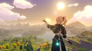 chill genshin farming + music to study to // mondstadt