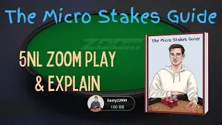The Micro Stakes Guide - 5NL Zoom Play & Explain!