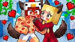 Une LOUP GAROU ALPHA Crush sur MOI sur Minecraft !