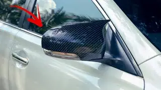I Installed Carbon Fiber Mirror Caps