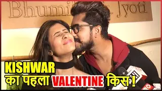 Kishwar Merchant & Suyyash Rai First Kiss In Public On Valentine's Day