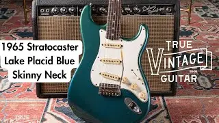 1965 Fender Stratocaster Lake Placid Blue with Skinny Neck! (A!)