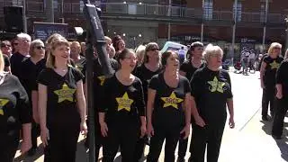 Dont leave me this way Gunwharf Portsmouth with Jans  Rockchoir.