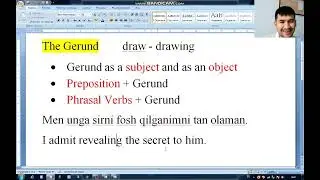 68 dars - The Gerund