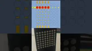 Multiplexing on 8x8 dot Matrix with Arduino  #arduinounoprojects  #electronics