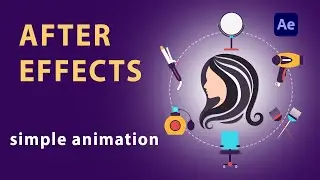 AFTER EFFECTS CC TUTORIAL - SIMPLE ANIMATION - ROTATE CORRECTLY
