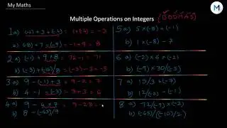 Multiple Operations on Integers
