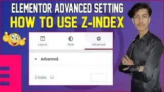 how to use z index in Elementor | Elementor advanced setting tutorial in Urdu/Hindi