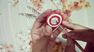 QUICK AND EASY TO MAKE DIY CAPTAIN AMERICA SHEILD BADGE  | ARTAZZLED