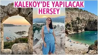 KALEKÖY TATİLİ I Simena Antik Kenti I Finike-Demre Koyları I Myra Antik Kenti