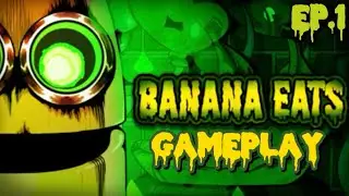 Escaping banana at 3 am! Banana eats ep.1 collab with MX8SKULLFACE