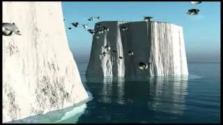 The flying penguin!