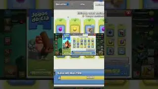 Resgatei as recompensas dos Jogos de Clã🔥,ea recompensa extra por ter feito4 mil pontos 📊🔥