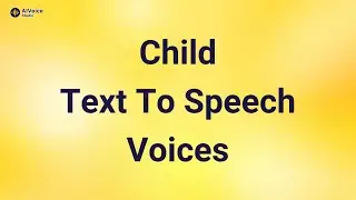 Child Text To Speech