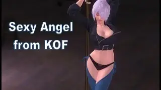 Sexy and Hot Angel from KOF - Pole Dance