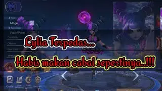 Lylia Habis makan cabai pedasnya minta ampun