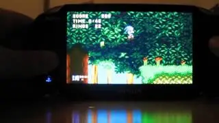 Picodrive (Sega Genesis emulator) Running Sonic on PS Vita 2.12