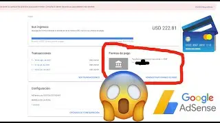 😱 COMO PONGO MI CUENTA BANCARIA EN ADSENSE 2021 ✅ MI PRIMER PAGOS EN GOOGLE ADSENSE