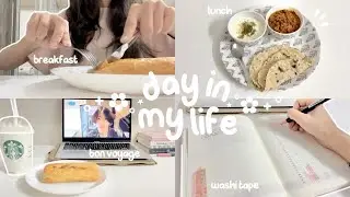 a day in my life 🪴 aesthetic and chill vlog 🏡 homebody days, living alone in India, journaling