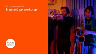 Check out this funky sax and brass workshop from our music courses!