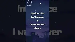 Under the influence x I was never there #shorts #music #theweeknd #chrisbrown