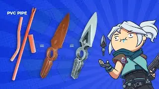 Recycling PVC pipe to make Jett's Blade Storm
