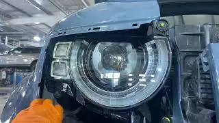 Разбор фары .дефендер.
