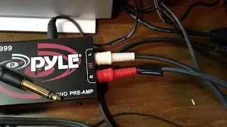How to connect a Turntable (record player) to Monitor Speakers