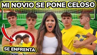 🚨 ¡¡MI NOVIO ESTA CELOSO de los FUTBOLISTAS!! 😭 *se enfrentan*
