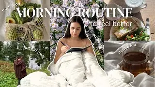 Chill morning routine to feel better 🧘  healing from depression and anxiety
