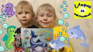 Морские обитатели. Подводный мир угадай обитателей.